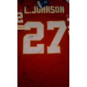  Larry Johnson Signed Kansas City Chiefs Jersey Everything 