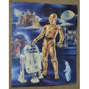  Star Wars Vintage 1978 Cheer & Dawn Promotional Poster C3PO 