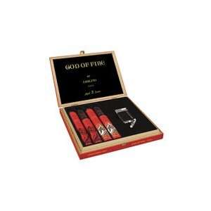  God of Fire 2007 Ltd. Lighter & Cigar Set Kitchen 