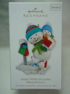   Hallmark Keepsake Ornament Santas Wish List Letter Making Memories #3