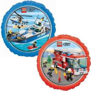  Lets Party By Amscan LEGO City Foil Balloon Everything 