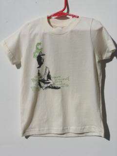 NEW American Apparel organic toddler Buddha Peace shirt  