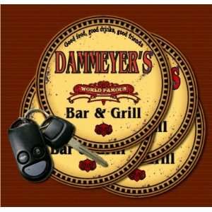  DAMMEYERS Family Name Bar & Grill Coasters Kitchen 