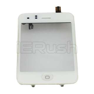 White Mid Frame Bezel Touch Screen Digitizer Assembly for iPhone 3GS 