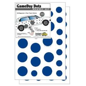  Game Day Dot Magnets   Blue & White 