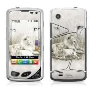  White Lion Design Protective Skin Decal Sticker for LG 