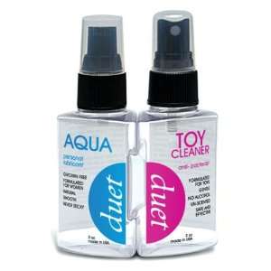  Duet aqua glyercin free lubricant & toy cleaner Health 