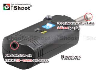 PT 04 B Wireless Remote Flash Strobe Trigger with 3 Rx  