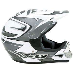  Fly Racing Venom Helmet   2008   Small/White/Silver 