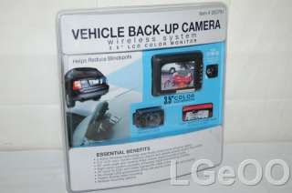 WINPLUS WIRELESS BACK UP CAMERA SYSTEM w/ 3.5 LCD COLOR MONITOR 