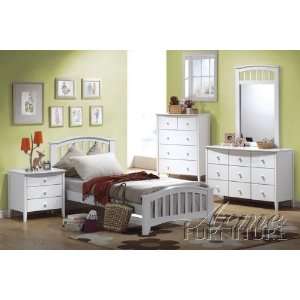  San Marino Youth White Bedroom Set   Acme 9150AT 55 58 59 