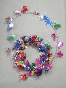 KY KENTUCKY DERBY PARTY HORSE RACING WIRE GARLAND 12  