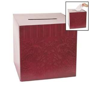  Red On Red Wedding Card Box   Invitations & Stationery 