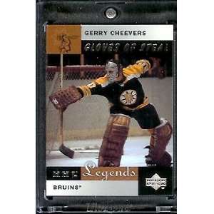  2001 /02 Upper Deck NHL Legends Hockey # 79 Gerry Cheevers 