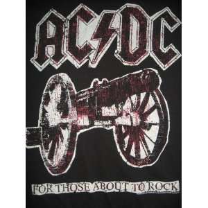    Large T shirt AC/DC   For Those About to Rock 