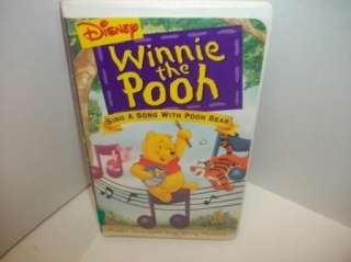 Walt DISNEY   VHS Video tape   WINNIE THE POOH Sing Along Musical Kids 