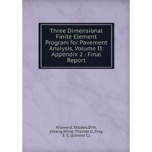   Shih, Chiang,White, Thomas D.,Ting, E. C. (Edward C.) Nilaward Books