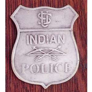   Tribal Police Novelty Obsolete Badge Shield with Bow and Arrow Center