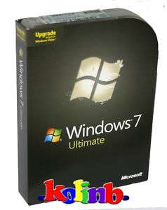 WINDOWS 7 ULTIMATE UPGRADE *NEW FACTORY SEALED RETAIL*  
