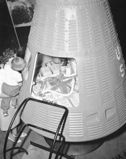 Offering an original 4x5 negative of Mercury Space Capsule that 