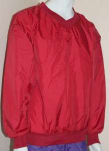 This auction is for NWT Red color V neck windbreaker jacket by SPORT 
