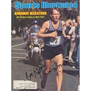  Bill Rodgers autographed Sports Illustrated Magazine (Track & Field 