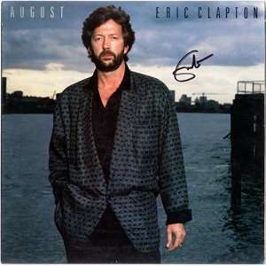  Eric Clapton Autographed Album, August   R&R COA 