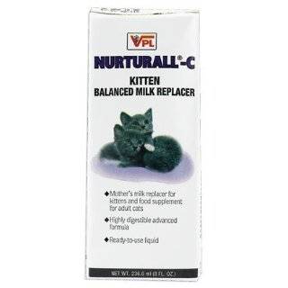 Nurturall C Kitten Milk Replacer Liquid (8 oz) by Nurturall C