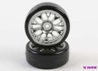 Tamiya 54021 RC Metal Plated Mesh Wheel w/Drift Tire 24mm  