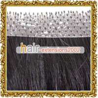 20 X 36 PU Skin Weft Remy Hair Extensions #1B,55g  