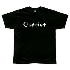  Coexist T Shirt   Medium [Apparel] [Apparel] Everything 