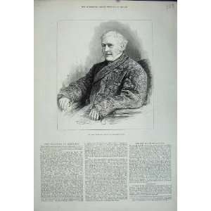   1880 Portrait Lord Stratford De Redcliffe Diplomat Man