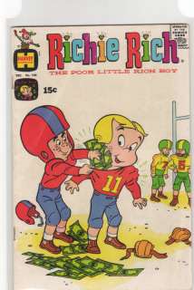 Richie Rich #100 VG 1970 Harvey Comic Football  