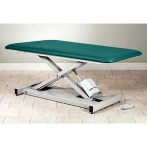  Open base bariatric straight top power table 40“ wide 