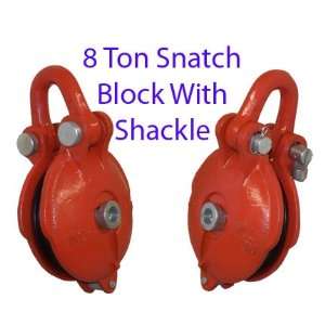  8 Ton Bail Snatch Block Hoist Rigging Shackle 8 Pulley 