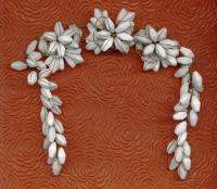 VINTAGE HASKELL Wire Beaded Flowers Jewelry Trims Swag  