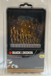 Black & Decker 71 629 29pc. Titanium Drill Bit Set (2 Set Lot 