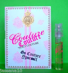   COUTURE ♥ JUICY COUTURE ♥ EDT Spray Vial Sample 1.5 ml ♥  