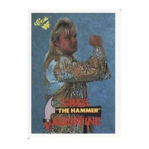    1990 Classic WWF #33 Greg The Hammer Valentine 
