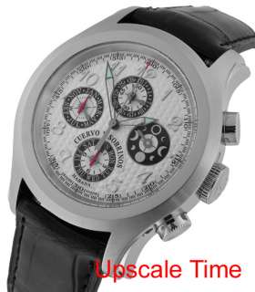 Cuervo Y Sobrinos Robusto Chronograph Calendar Mens Luxury Watch 2859 