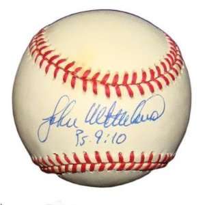  Autographed John Wetteland Ball   1996 World Series JSA 