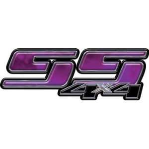  Chevy GMC Super Sport 4x4 Truck Bedside Decals in Purple 