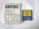 688 Attack Sub vintage AMIGA submarine software game