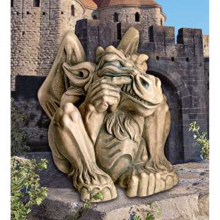 Tooth Picking Dragon Gargoyle Statue Sculpture Figurine  