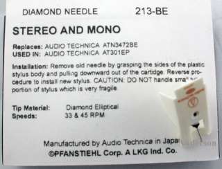 Audio Technica Stylus Needle Genuine AT 3472EP  