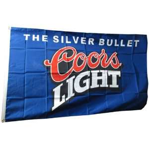  NEOPlex 3 x 5 Coors Light Silver Bullet Blue Flag 