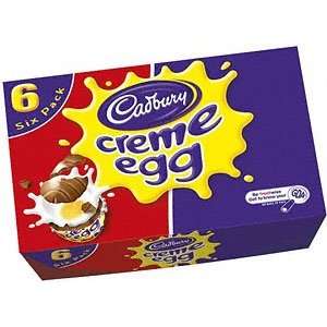 CADBURY Creme Eggs 6 Pack   237g/8.35oz (Suitable for Vegetarians 