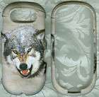 rubberized snow wolf eyes Pantech Ease P2020 at&t phone faceplate hard 