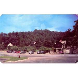  1950s Hawks Nest State Park ANSTED WV Chrome postcard 