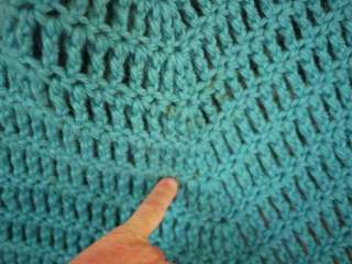  70s hippie crochet granny shawl cape poncho description classic 70s 
